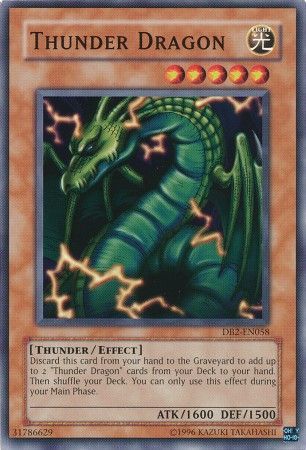 Thunder Dragon DB2 EN058 Common Dark Beginning 2 DB2 Thunder Dragon DB2 EN058 Common Dark Beginning 2 DB2