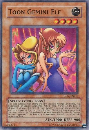 Toon Gemini Elf DB2 EN119 Common Dark Beginning 2 DB2 Toon Gemini Elf DB2 EN119 Common Dark Beginning 2 DB2