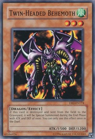 Twin Headed Behemoth DB2 EN174 Common Dark Beginning 2 DB2 Twin Headed Behemoth DB2 EN174 Common Dark Beginning 2 DB2