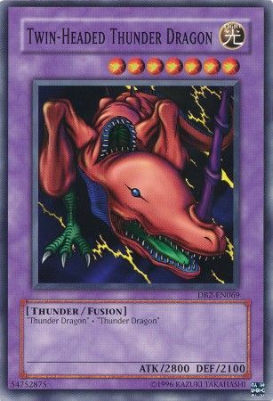 Twin Headed Thunder Dragon DB2 EN069 Common Dark Beginning 2 DB2 Twin Headed Thunder Dragon DB2 EN069 Common Dark Beginning 2 DB2