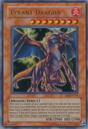 Tyrant Dragon DB2 EN151 Ultra Rare Dark Beginning 2 DB2 Tyrant Dragon DB2 EN151 Ultra Rare Dark Beginning 2 DB2