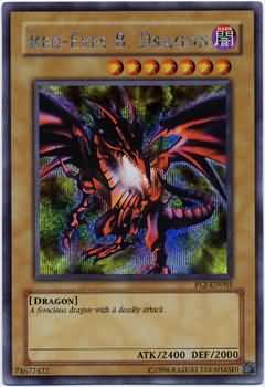 Common YuGiOh Red-Eyes B Unlimited Edition Moderately Pl SD1-EN002 Dragon