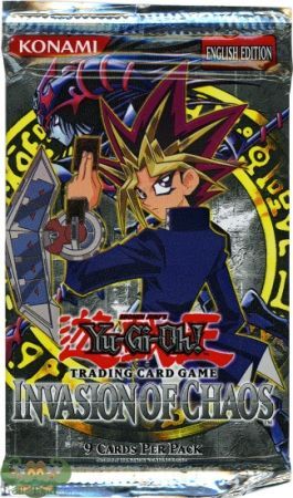 Yu-Gi-Oh Invasion Of Chaos Unlimited Booster Pack Sealed 