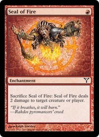 Seal of Fire Dissension Singles Seal of Fire Dissension Singles