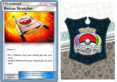 Rescue Stretcher 130 145 2018 World Championship Card World Championship 2018 Singles Rescue Stretcher 130 145 2018 World Championship Card World Championship 2018 Singles
