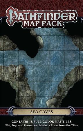 GameMastery Map Pack Sea Caves Paizo PZO 4055 GameMastery Map Pack Sea Caves Paizo PZO 4055
