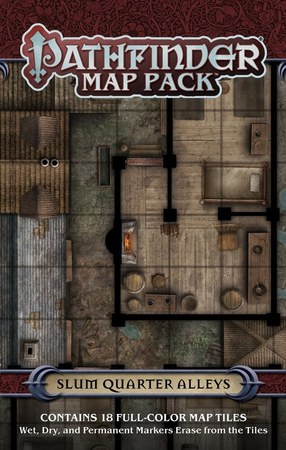 GameMastery Map Pack Slum Quarter Alleys Paizo PZO 4058 Pathfinder Roleplaying Game GameMastery Map Pack Slum Quarter Alleys Paizo PZO 4058 Pathfinder Roleplaying Game