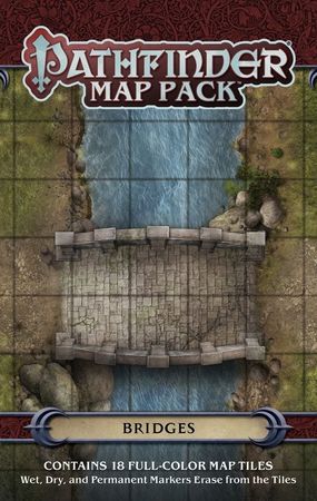 GameMastery Map Pack Bridges Paizo PZO 4064 GameMastery Map Pack Bridges Paizo PZO 4064