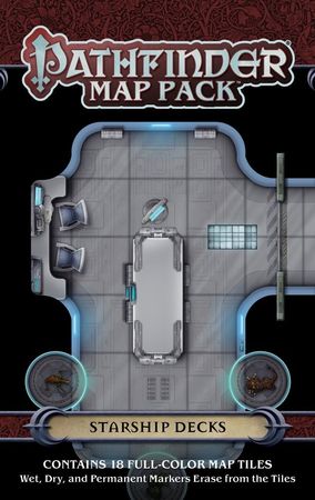 GameMastery Map Pack Starship Decks Paizo PZO 4072 GameMastery Map Pack Starship Decks Paizo PZO 4072