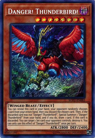 Danger Thunderbird SOFU EN082 Secret Rare Unlimited Soul Fusion Unlimited Singles Danger Thunderbird SOFU EN082 Secret Rare Unlimited Soul Fusion Unlimited Singles