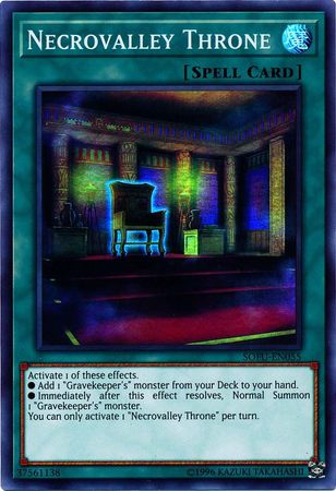 Necrovalley Throne SOFU EN055 Super Rare Unlimited Soul Fusion Unlimited Singles Necrovalley Throne SOFU EN055 Super Rare Unlimited Soul Fusion Unlimited Singles