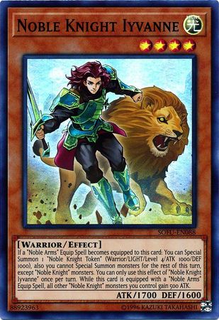 Noble Knight Iyvanne SOFU EN088 Super Rare Unlimited Noble Knight Iyvanne SOFU EN088 Super Rare Unlimited