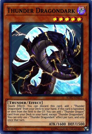 Thunder Dragondark SOFU EN019 Ultra Rare Unlimited Soul Fusion Unlimited Singles Thunder Dragondark SOFU EN019 Ultra Rare Unlimited Soul Fusion Unlimited Singles