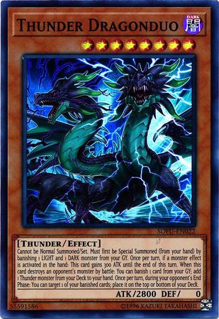 Thunder Dragonduo SOFU EN022 Super Rare Unlimited Thunder Dragonduo SOFU EN022 Super Rare Unlimited