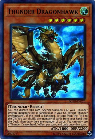 Thunder Dragonhawk SOFU EN020 Ultra Rare Unlimited Thunder Dragonhawk SOFU EN020 Ultra Rare Unlimited