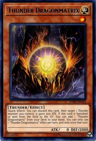 Thunder Dragonmatrix SOFU EN018 Rare Unlimited Thunder Dragonmatrix SOFU EN018 Rare Unlimited