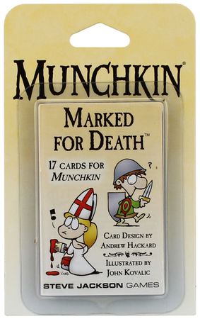 Munchkin Marked for Death Expansion Steve Jackson Games SJG4210 Board Games A Z Munchkin Marked for Death Expansion Steve Jackson Games SJG4210 Board Games A Z