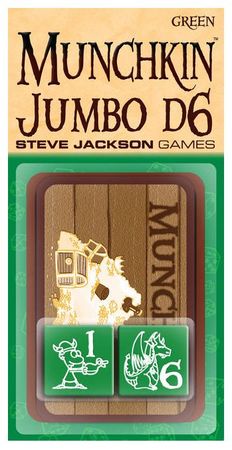 Munchkin Jumbo Green D6 Dice Steve Jackson Games SJG5523D Board Games A Z Munchkin Jumbo Green D6 Dice Steve Jackson Games SJG5523D Board Games A Z
