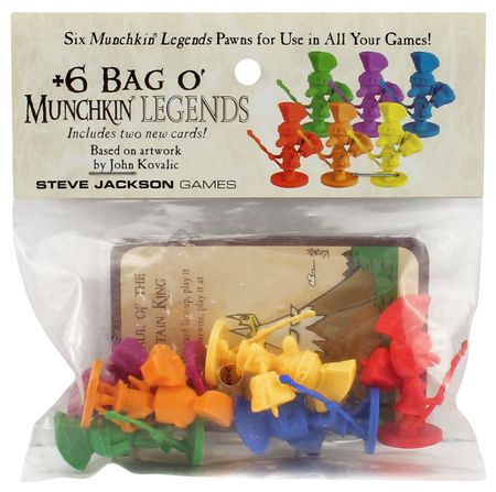 6 Bag o Munchkin Legends Pawns Steve Jackson Games SJG5582 Board Games A Z 6 Bag o Munchkin Legends Pawns Steve Jackson Games SJG5582 Board Games A Z