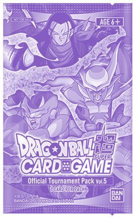 5x Dragon Ball Super Card Game Tournament Pack 4 Lot NEW, SEALED promo 