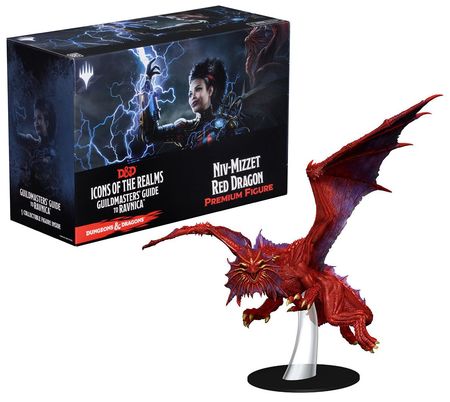 D D Icons of the Realms Guildmasters Guide to Ravnica Niv Mizzet Red Dragon Figure D D Miniatures Sealed Product D D Icons of the Realms Guildmasters Guide to Ravnica Niv Mizzet Red Dragon Figure D D Miniatures Sealed Product