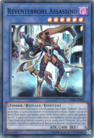 Reventerrore Assassino OP06 IT004 Super Rare Italian Yugioh Cards Reventerrore Assassino OP06 IT004 Super Rare Italian Yugioh Cards