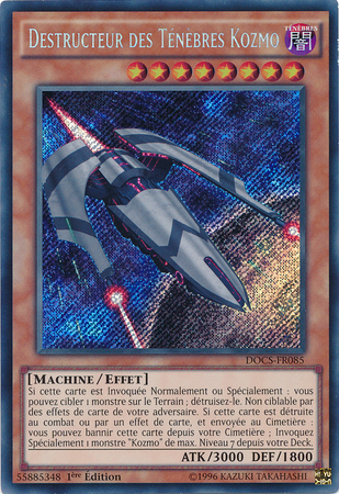 Destructeur des Tenebres Kozmo DOCS FR085 Secret Rare 1st Edition French Yugioh Cards Destructeur des Tenebres Kozmo DOCS FR085 Secret Rare 1st Edition French Yugioh Cards