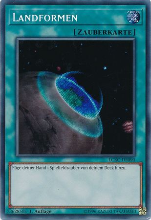 Landformen LCKC DE090 Secret Rare 1st Edition German Yugioh Cards Landformen LCKC DE090 Secret Rare 1st Edition German Yugioh Cards