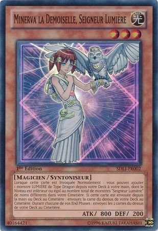 Minerva la Demoiselle Seigneur Lumiere SDLI FR002 Super Rare 1st Edition Minerva la Demoiselle Seigneur Lumiere SDLI FR002 Super Rare 1st Edition