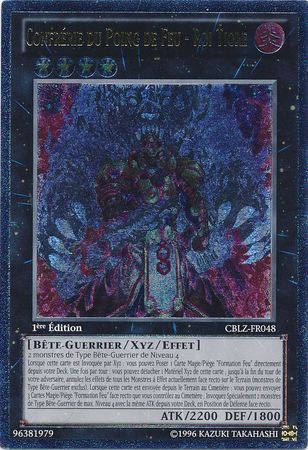 Ultimate Rare Confrerie du Poing de Feu Roi Tigre CBLZ FR048 1st Edition French Yugioh Cards Ultimate Rare Confrerie du Poing de Feu Roi Tigre CBLZ FR048 1st Edition French Yugioh Cards