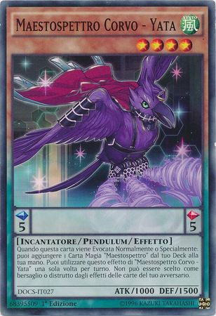 Maestospettro Corvo Yata DOCS IT027 Common 1st Edition Italian Yugioh Cards Maestospettro Corvo Yata DOCS IT027 Common 1st Edition Italian Yugioh Cards