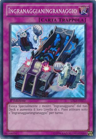 Ingranaggianingranaggio LTGY IT077 Super Rare 1st Edition Italian Yugioh Cards Ingranaggianingranaggio LTGY IT077 Super Rare 1st Edition Italian Yugioh Cards