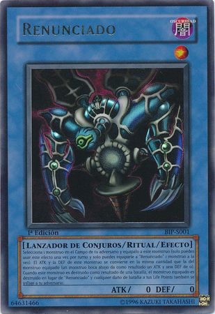 Renunciado BIP S001 Ultra Rare 1st Edition Renunciado BIP S001 Ultra Rare 1st Edition