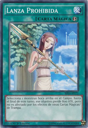 Lanza Prohibida BP03 SP172 Common 1st Edition Spanish Yugioh Cards Lanza Prohibida BP03 SP172 Common 1st Edition Spanish Yugioh Cards