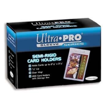 Ultra Pro Semi Rigid Card Holders Box of 200 ULT81150 Ultra Pro Semi Rigid Card Holders Box of 200 ULT81150