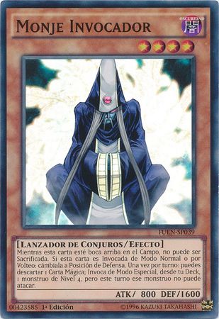 Monje Invocador FUEN SP039 Super Rare 1st Edition Spanish Yugioh Cards Monje Invocador FUEN SP039 Super Rare 1st Edition Spanish Yugioh Cards