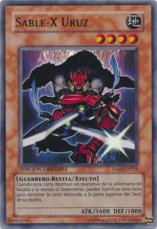 Sable X Uruz HA01 SP012 Super Rare Spanish Yugioh Cards Sable X Uruz HA01 SP012 Super Rare Spanish Yugioh Cards