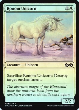 Ronom Unicorn 033 254 Foil Ultimate Masters Foil Singles Ronom Unicorn 033 254 Foil Ultimate Masters Foil Singles