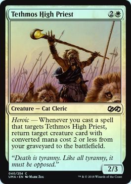 Tethmos High Priest 040 254 Foil Ultimate Masters Foil Singles Tethmos High Priest 040 254 Foil Ultimate Masters Foil Singles