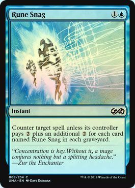 Rune Snag 068 254 Foil Ultimate Masters Foil Singles Rune Snag 068 254 Foil Ultimate Masters Foil Singles