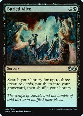 Buried Alive 088 254 Foil Ultimate Masters Foil Singles Buried Alive 088 254 Foil Ultimate Masters Foil Singles