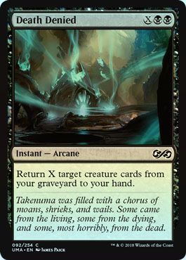 Death Denied 092 254 Foil Ultimate Masters Foil Singles Death Denied 092 254 Foil Ultimate Masters Foil Singles