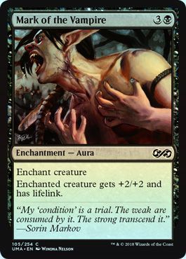 Mark of the Vampire 105 254 Foil Ultimate Masters Foil Singles Mark of the Vampire 105 254 Foil Ultimate Masters Foil Singles