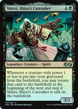 Shirei Shizo s Caretaker 112 254 Foil Ultimate Masters Foil Singles Shirei Shizo s Caretaker 112 254 Foil Ultimate Masters Foil Singles
