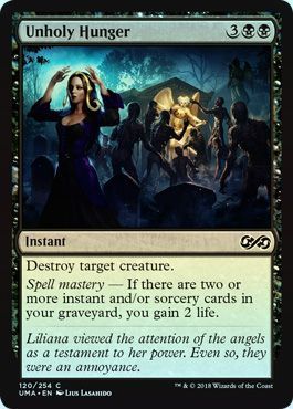 Unholy Hunger 120 254 Foil Ultimate Masters Foil Singles Unholy Hunger 120 254 Foil Ultimate Masters Foil Singles