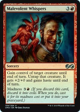 Malevolent Whispers 139 254 Foil Ultimate Masters Foil Singles Malevolent Whispers 139 254 Foil Ultimate Masters Foil Singles