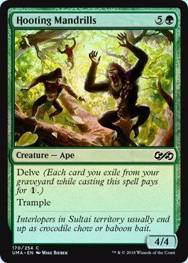 Hooting Mandrills 170 254 Foil Ultimate Masters Foil Singles Hooting Mandrills 170 254 Foil Ultimate Masters Foil Singles