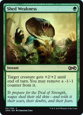 Shed Weakness 181 254 Foil Ultimate Masters Foil Singles Shed Weakness 181 254 Foil Ultimate Masters Foil Singles