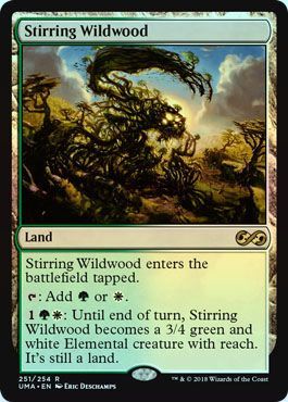 Foil Near Mint MTG Ultimate Masters Stirring Wildwood 251//254