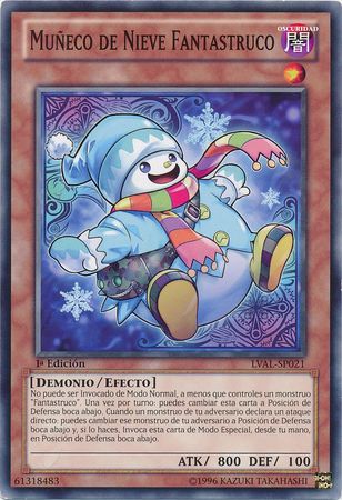 Muneco de Nieve Fantastruco LVAL SP021 Common 1st Edition Muneco de Nieve Fantastruco LVAL SP021 Common 1st Edition